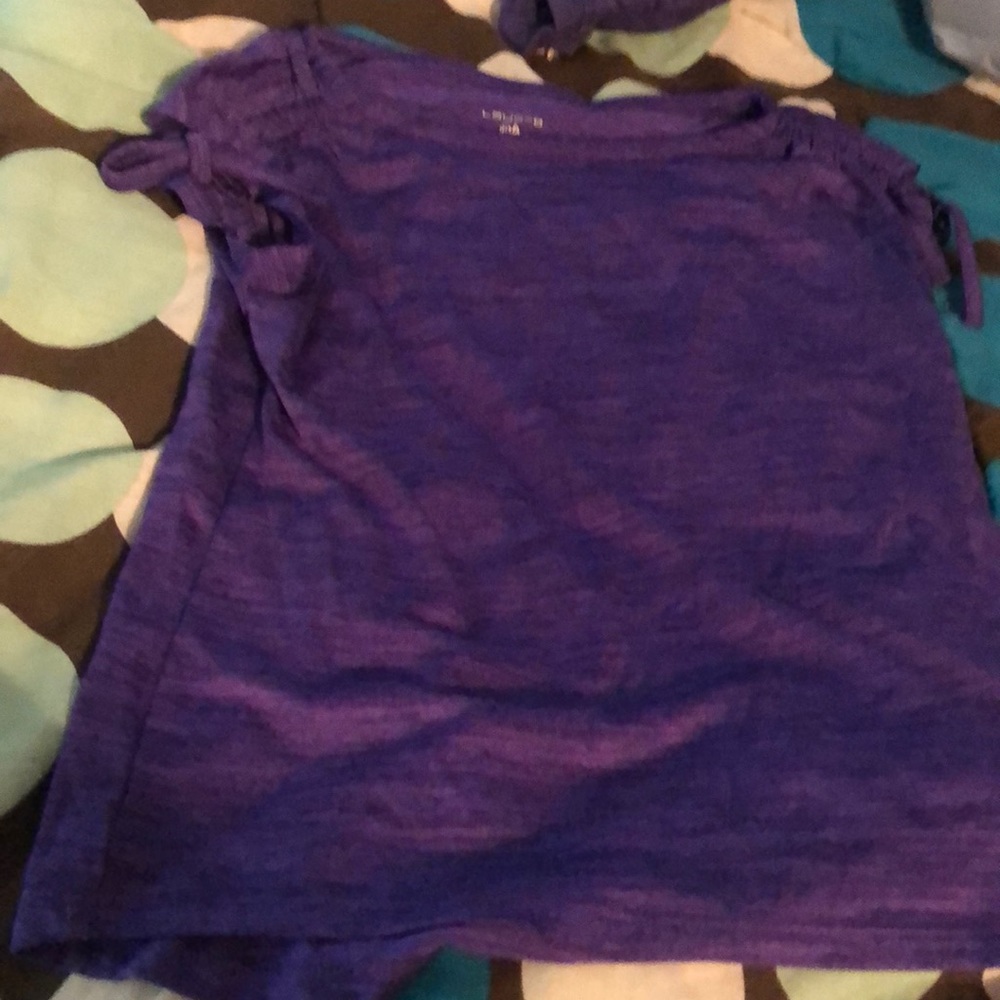 Purple quick dry girl shirt